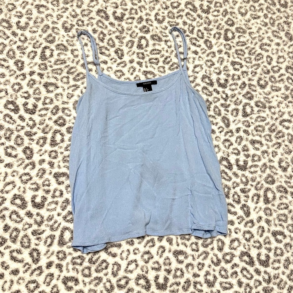 Blue tank